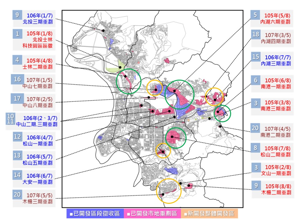 圖3:20處優先推動地區